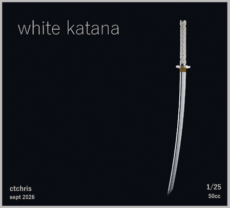 white katana by ctchris