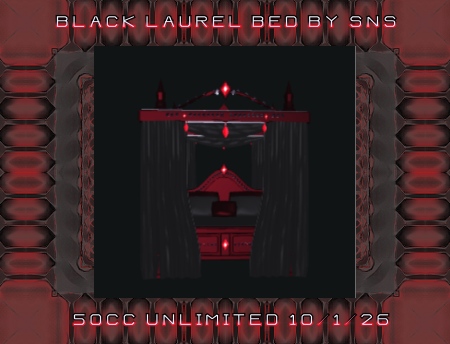 Black Laurel Bed by SweetNSinister