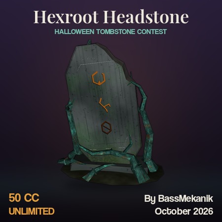 Hexroot Headstone by BassMekanik