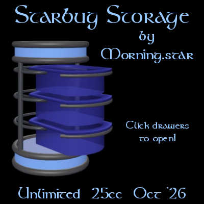 Starbug Storage by Morning.star