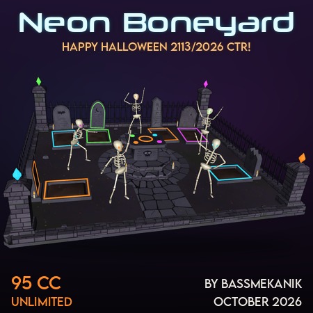 Neon Boneyard by BassMekanik