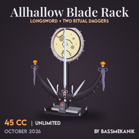 Allhallow Blade Rack by BassMekanik