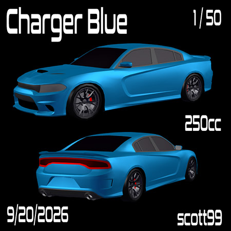 Charger Blue by scott99