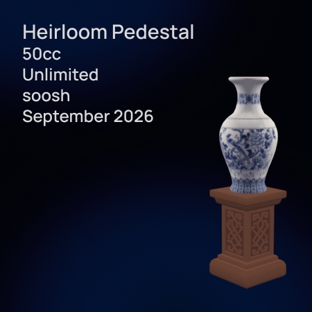 Heirloom Pedestal by soosh