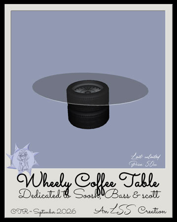 Wheely Coffee Table by LSS