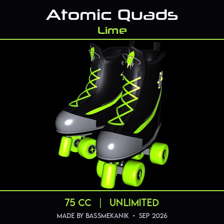 Atomic Quads Lime by BassMekanik