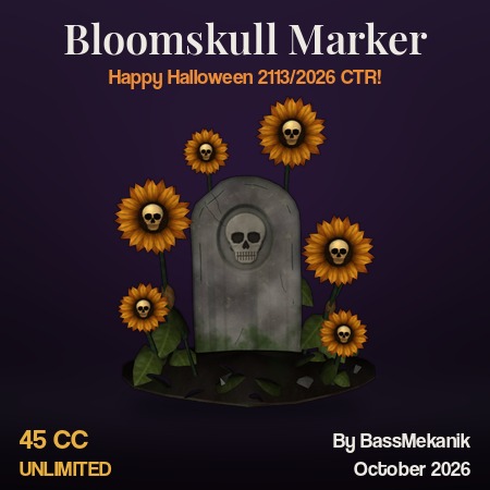 Bloomskull Marker by BassMekanik