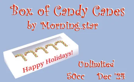 Box of Candy Canes(50)[1206] by Morning.star