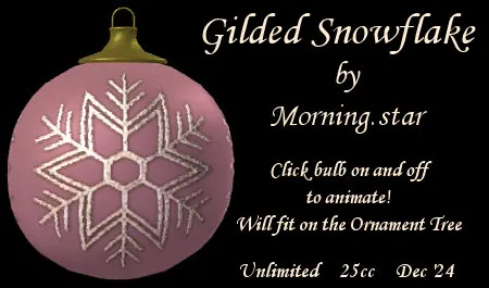 Gilded Snowflake(25)[1217] by Morning.star