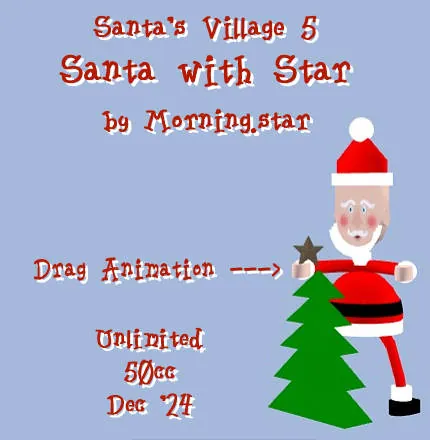 Santa with Star(50)[1220] by Morning.star