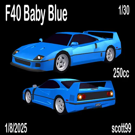 F40 Baby Blue(250)[0110] by scott99