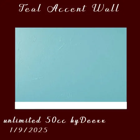Teal Accent Wall(50)[0110] by deexx
