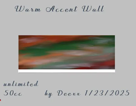 Warm Accent Wall(50)[0124] by deexx