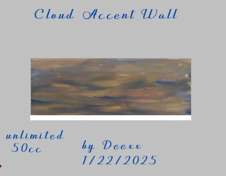Cloud Accent Wall(50)[0124] by deexx