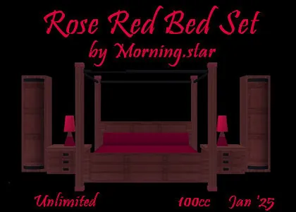 Rosered Bedset(100)[0131] by Morning.star