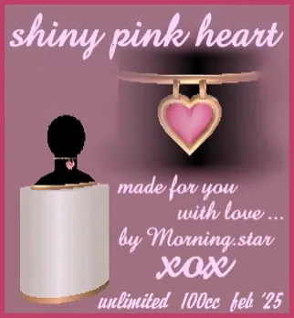 Shiny Pink Heart(100)[0211] by Morning.star