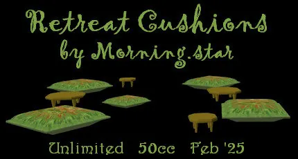 Retreat Cushions(50)[0225] by Morning.star