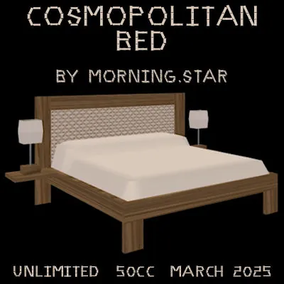 Cosmopolitan Bed(50)[0307] by Morning.star