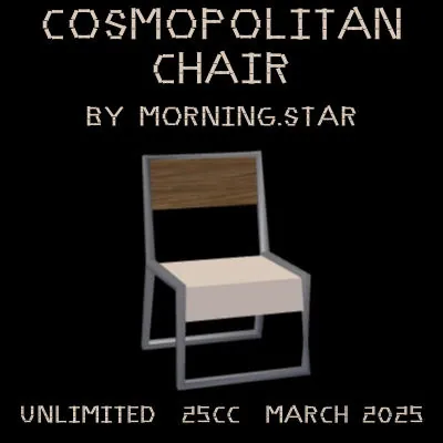 Cosmopolitan Chair(25)[0307] by Morning.star