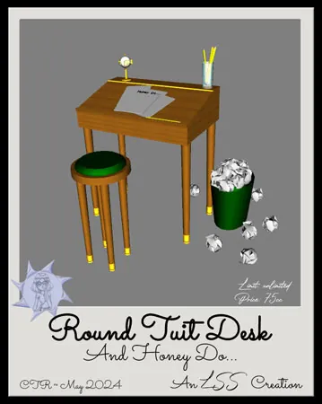 Round Tuit Desk by LSS