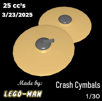 Crash Cymbals(25)[0325] by Lego-Man