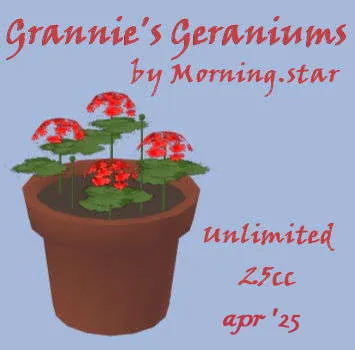 Grannies Geraniums(25){0320} by Morning.star