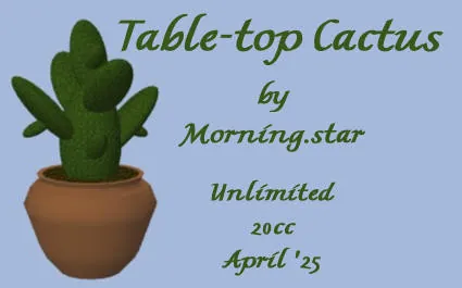 Tabletop Cactus(20)[0429] by Morning.star