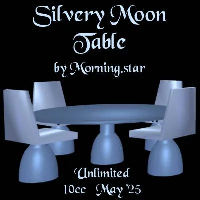 Silvery Moon Table(10)[0523] by Morning.star
