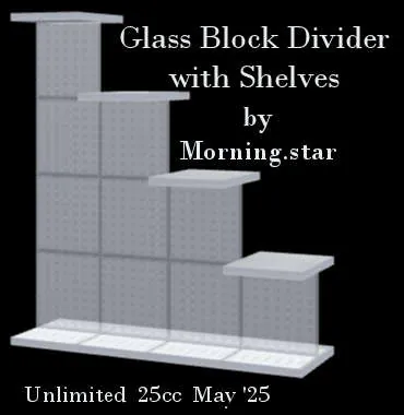 Glass Block Shelves(25)[0527] by Morning.star