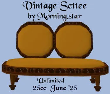 Vintage Settee(25)[0610] by Morning.star