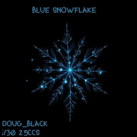 Blue Snowflake(25)[0711] by Doug_Black