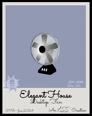 Elegant House Fan 2(60){1007} by LSS