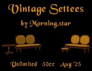 Vintage Settees(50)[0808] by Morning.star