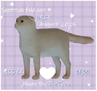 Scottishfold cat NEO(100)[0812] by RinTars