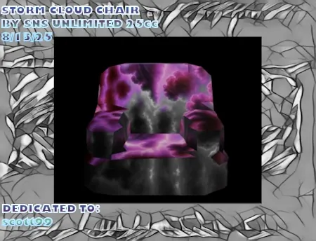 Storm Cloud Chair(25)[0815] by SweetNSinister