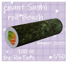 Giant Sushi Bench(50)[0815] by RinTars