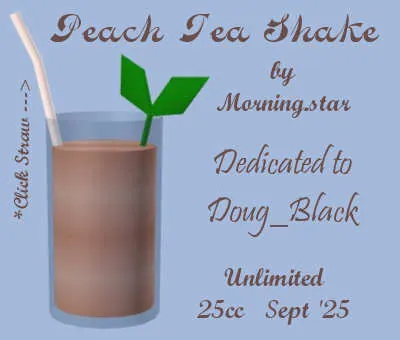Peach Tea Shake(25)[0905] by Morning.star