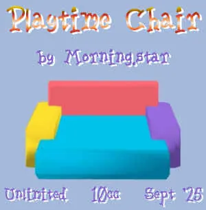 Playtime Chair(10)[0916] by Morning.star