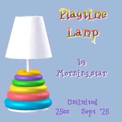 Playtime Lamp(25)[0916] by Morning.star