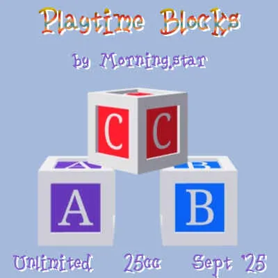 Playtime Blocks(25)[0926] by Morning.star