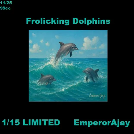 Frolicking Dolphins(99)[1125] by EmperorAjay