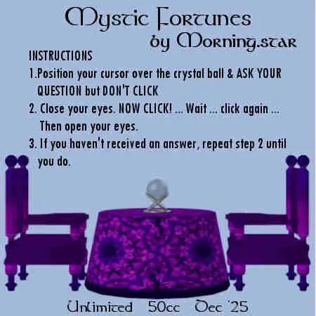 Mystic Fortunes(50)[1205] by Morning.star