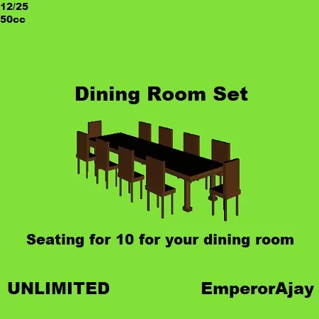 Dining Room Set(50)[1209] by EmperorAjay