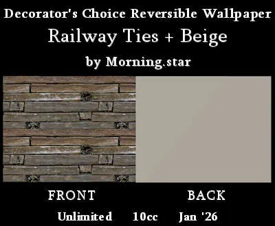 DC Wall RR Ties(10)[0113] by Morning.star