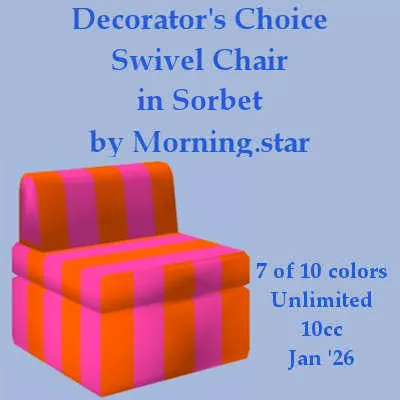 DC Chair Sorbet(10)[0123] by Morning.star