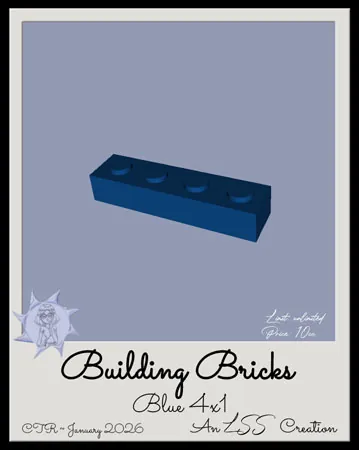 BBricks-Blue 4x1(10)[0127] by LSS