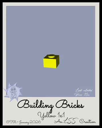BBricks-Yellow 1x1(10)[0127] by LSS