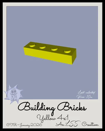 BBricks-Yellow 4x1(10)[0127] by LSS