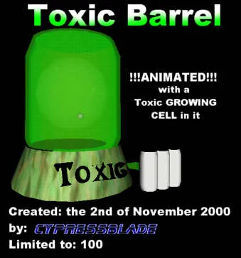 Toxic Barrel(50)[0719] by CypressBlade
