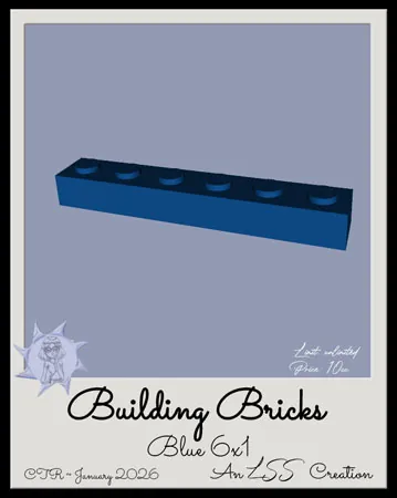 BBrick-Blue 6x1(10)[0130] by LSS